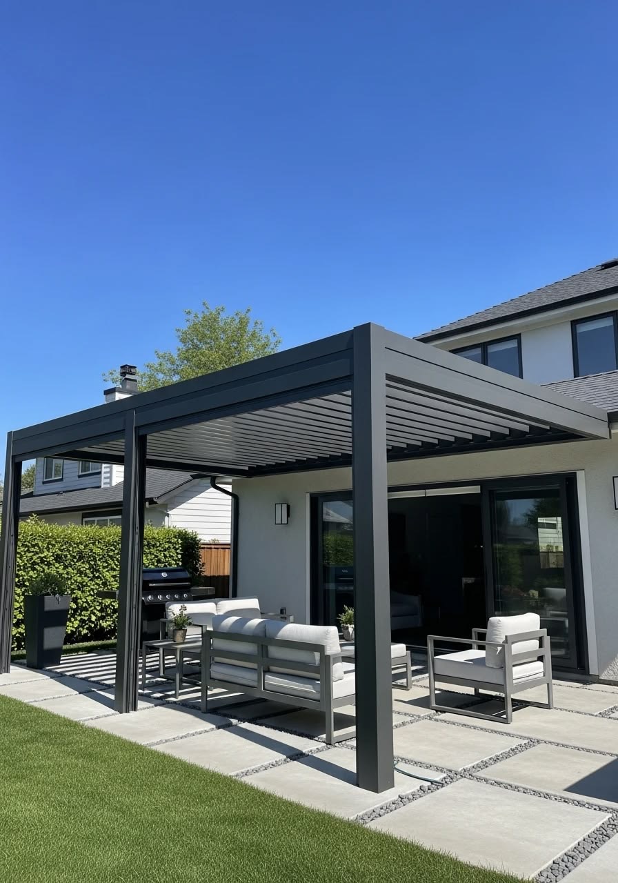 Moderna terasna pergola